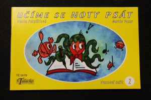 náhled knihy - Učíme se noty psát pracovní sešit 2