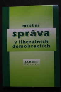 náhled knihy - Místní správa v liberálních demokraciích : úvodní náčrt