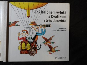 náhled knihy - Jak balónem vylétá s Cvalíkem strýc do světa