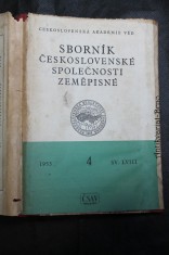 náhled knihy - Sborník Československé společnosti zeměpisné. Roč. 1953. Sv. 58
