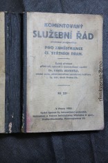 náhled knihy - Komentovaný služební řád (služební pragmatika) pro zaměstnance čs. státních drah