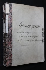 náhled knihy - Zákonník zemský a Věstník vládní korunní země České. Zákony a nařízení od 2. prosince 1848 až do 31. prosince 1849. Roč. 1