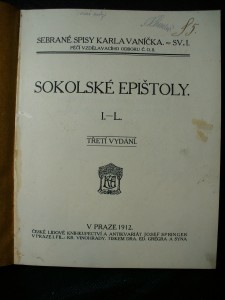 náhled knihy - Sokolské epištoly. I-L