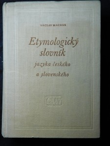 náhled knihy - Etymologický slovník jazyka českého a slovenského