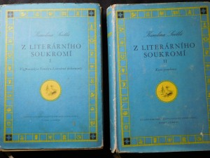náhled knihy - Z literárního soukromí. 1. díl, Vzpomínky. Paměti. Literární dokumenty a 2. díl, korespondence