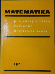náhled knihy - Matematika pro kursy z učiva základní devítileté školy