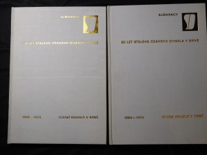 náhled knihy - 90 stálého českého českého divadla v Brně 1884-1974 almanach I a II