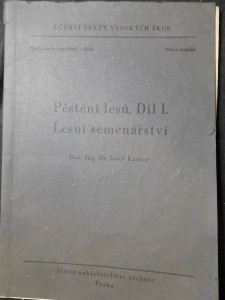 náhled knihy - Pěstění lesů. Díl I. Lesní semenářství