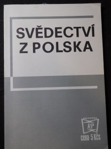 náhled knihy - Svědectví z Polska : [Vybrané články z čs. a zahraničního tisku