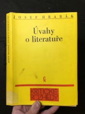 náhled knihy - Úvahy o literatuře
