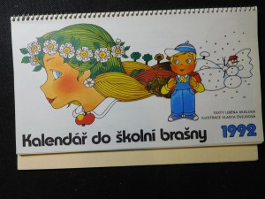 náhled knihy - Kalendář do školní brašny 1992