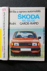 náhled knihy - Údržba a opravy automobilů Škoda 105, 120, 130, Garde, Rapid