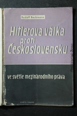 náhled knihy - Hitlerova válka proti Československu ve světle mezinárodního práva