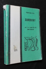 náhled knihy - Suroviny pro 1. a 2. ročník odborných učilišť a učňovských škol oboru konzervář
