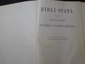 náhled knihy - Biblí svatá to jest: Stará písma Starého i nového zákona
