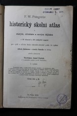 náhled knihy - F. W. Putzgerův historický školní atlas k starým, středním a novým dějinám