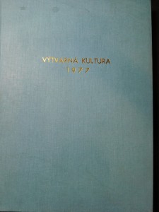 náhled knihy - Výtvarná kultura 1977