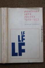 náhled knihy - Brněnská Levá fronta 1929-1933