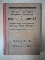 náhled knihy - Kapesní slovník česko-španělský a španělsko-český : Pro cestu a četbu