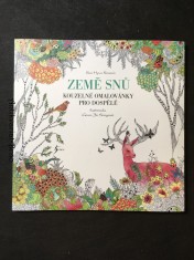 náhled knihy - Země snů - Kouzelní omalovánky pro dospělé