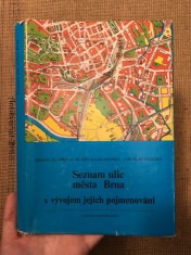 náhled knihy - Seznam ulic města Brna s vývojem jejich pojmenování
