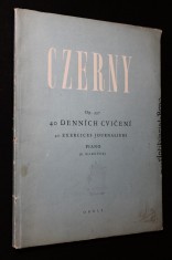 náhled knihy - Czerny Op. 337. 40 denních cvičení pro klavír na 2 ruce