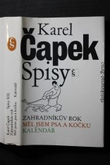 náhled knihy - Zahradníkův rok ; Měl jsem psa a kočku ; Kalendář