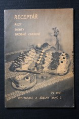 náhled knihy - Receptář - řezy, dorty, drobné cukroví