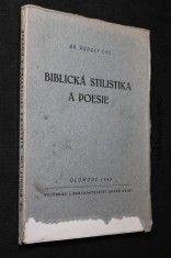 náhled knihy - Biblická stilistika a poesie