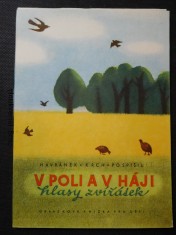 náhled knihy - V poli a v háji : hlasy zvířátek : obrázková knížka pro děti