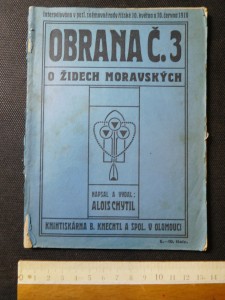 náhled knihy - Obrana č. 3 o Židech moravských