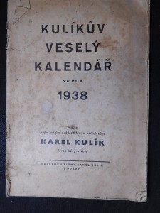 náhled knihy - Kulíkův veselý kalendář na rok 1938