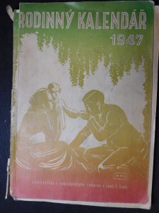 náhled knihy - Rodinný kalendář 1947