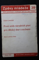 náhled knihy - První směs národních písní pro dětský sbor a orchest