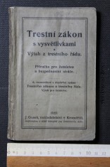 náhled knihy - Trestní zákon s vysvětlivkami a Výtah z trestního řádu : Příručka pro četnictvo a bezpečnostní stráž