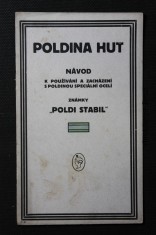 náhled knihy - Poldina huť : návod k použití a zacházení s poldinou speciální ocelí známky