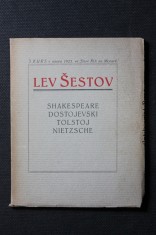 náhled knihy - Lev Šestov, čili, Filosofie tragedie : [Shakespeare, Dostojevski, Tolstoj, Nietzsche