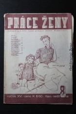 náhled knihy - Práce ženy, časopis pro šití, ruční práce a vedení domácnosti č. 8