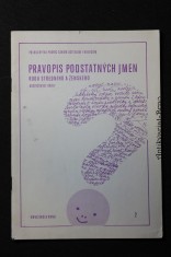 náhled knihy - Pravopis podstatných jmen rodu středního a ženského : Docvičovací úkoly