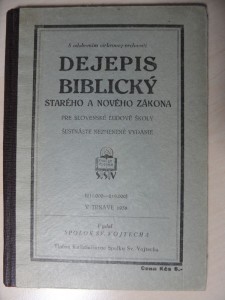 náhled knihy - Dejepis biblický starého a nového zákona pre slovenské ľudové školy