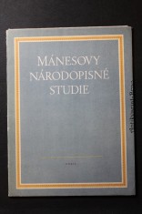 náhled knihy - Mánesovy národopisné studie