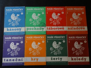 náhled knihy - Naše Písničky - kánony, pochody, táborové, náladové, taneční, hry, žerty, koledy