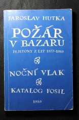 náhled knihy - Požár v bazaru : fejetony z let 1977-1989