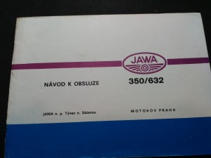 náhled knihy - Návod k obsluze Jawa 350/632