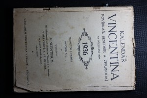 náhled knihy - Kalendář Vincentina. Povídkář, besedník a zpravodaj na přestupný rok 1936