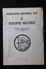 náhled knihy - Jednotný rybářský řád a soupis revírů. Pro držitele krajských povolenek na vodách mimopstruhových a pstruhových