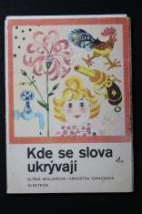 náhled knihy - Kde se slova ukrývají : Obrázkové kartičky : Pro předškolní věk