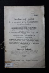 náhled knihy - Povšechný popis býv. panství nyní velkostatku Poděbradského a veškerých na všeobecné zemské výstavě r. 1891 v Praze pod protektorátem Jeho cís. a král. Veličenstva Františka Josefa I. na oslavu jubilea první průmyslové výstavy r. 1791 v Praze pořádané, velkostatkem Poděbradským vystavených předmětův, ... od r. 1553 až do přítomné doby r. 1891