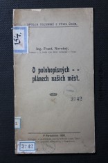 náhled knihy - O polohopisných plánech našich měst
