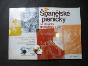 náhled knihy - Španělské písničky : se slovíčky, gramatikou a CD : učte se jazyk pomocí známých písní!